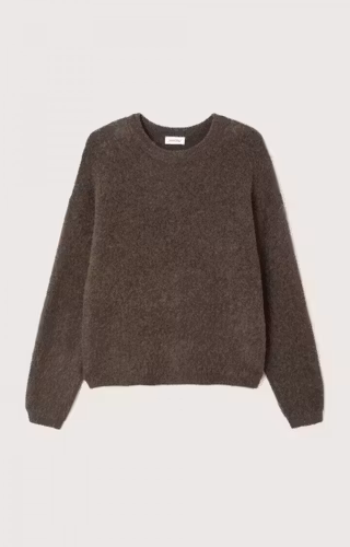American Vintage - WOMEN'S JUMPER NENYBAY - Brown