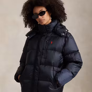 Polo Ralph Lauren - Water-Repellent Quilted Down Jacket - Navy