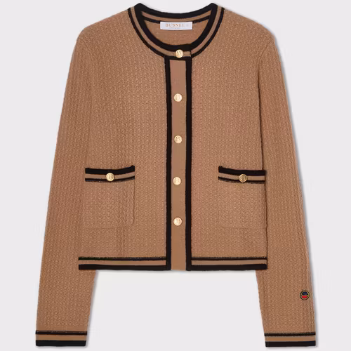 Busnel - GWENETH KOFTA - KONTRAST LJUSBRUN/SVART