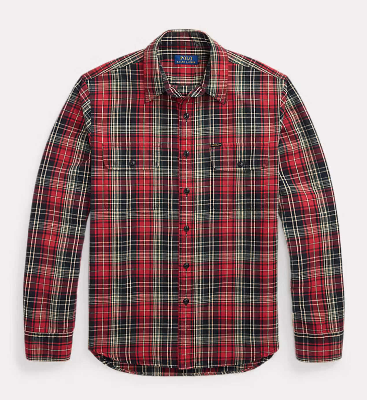 Polo Ralph Lauren - Classic Fit Plaid Oxford Workshirt - Red Black Multi