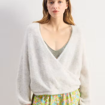 American Vintage - WOMEN'S JUMPER NUNY - POLAR MELANGE