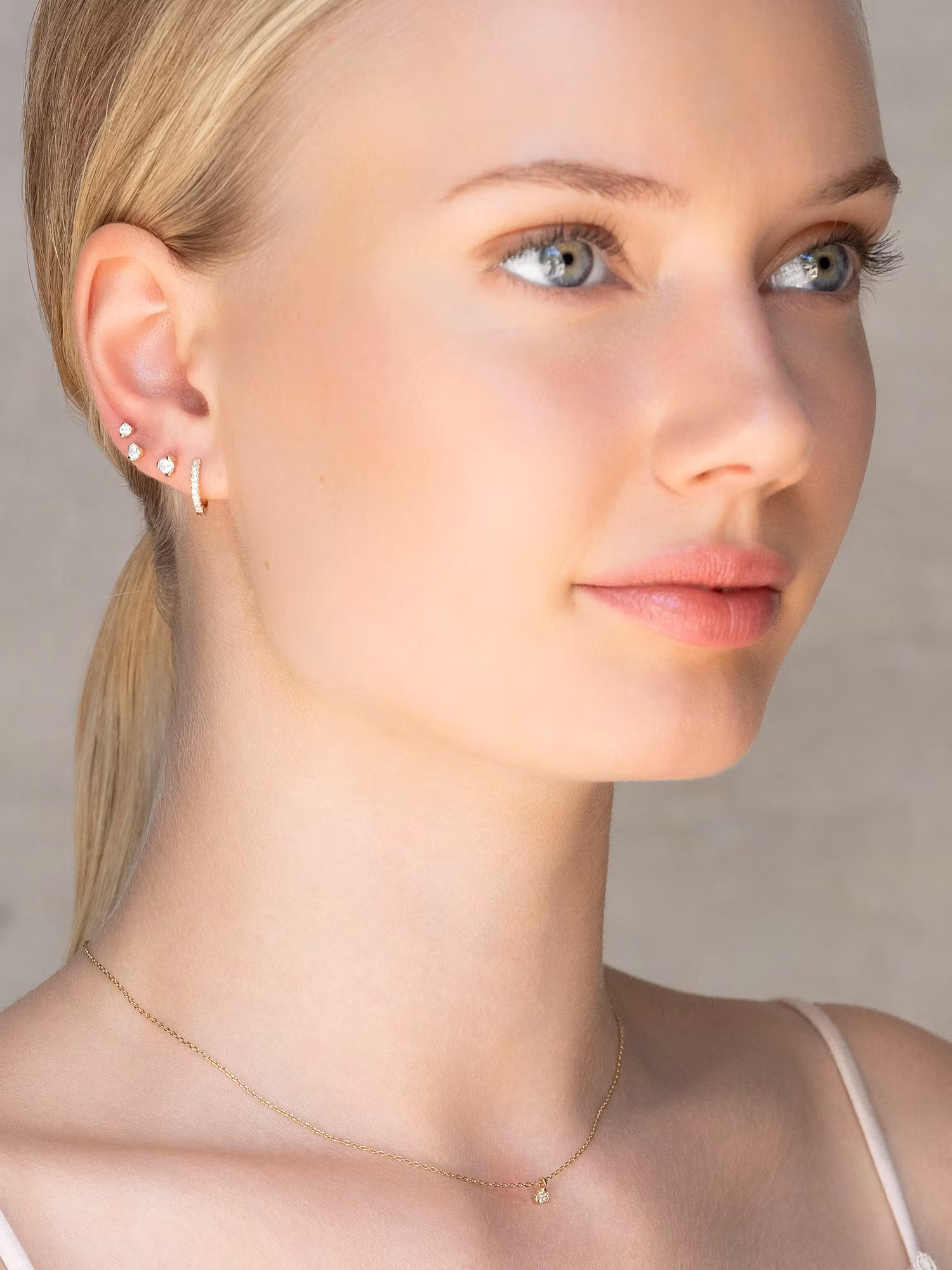 Ylva Li - ALLIANCE DIAMOND HOOPS – GOLD