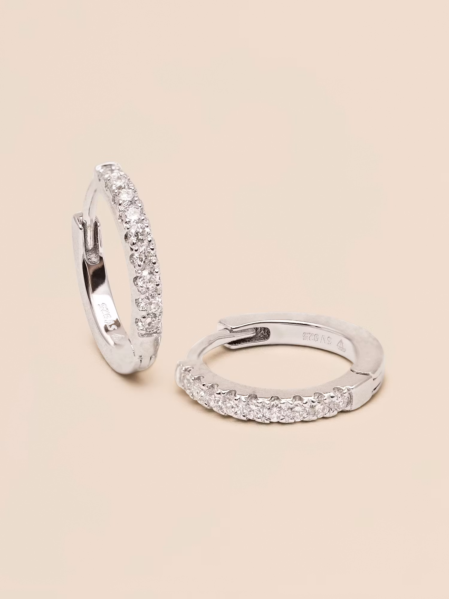 Ylva Li - ALLIANCE DIAMOND HOOPS – SILVER