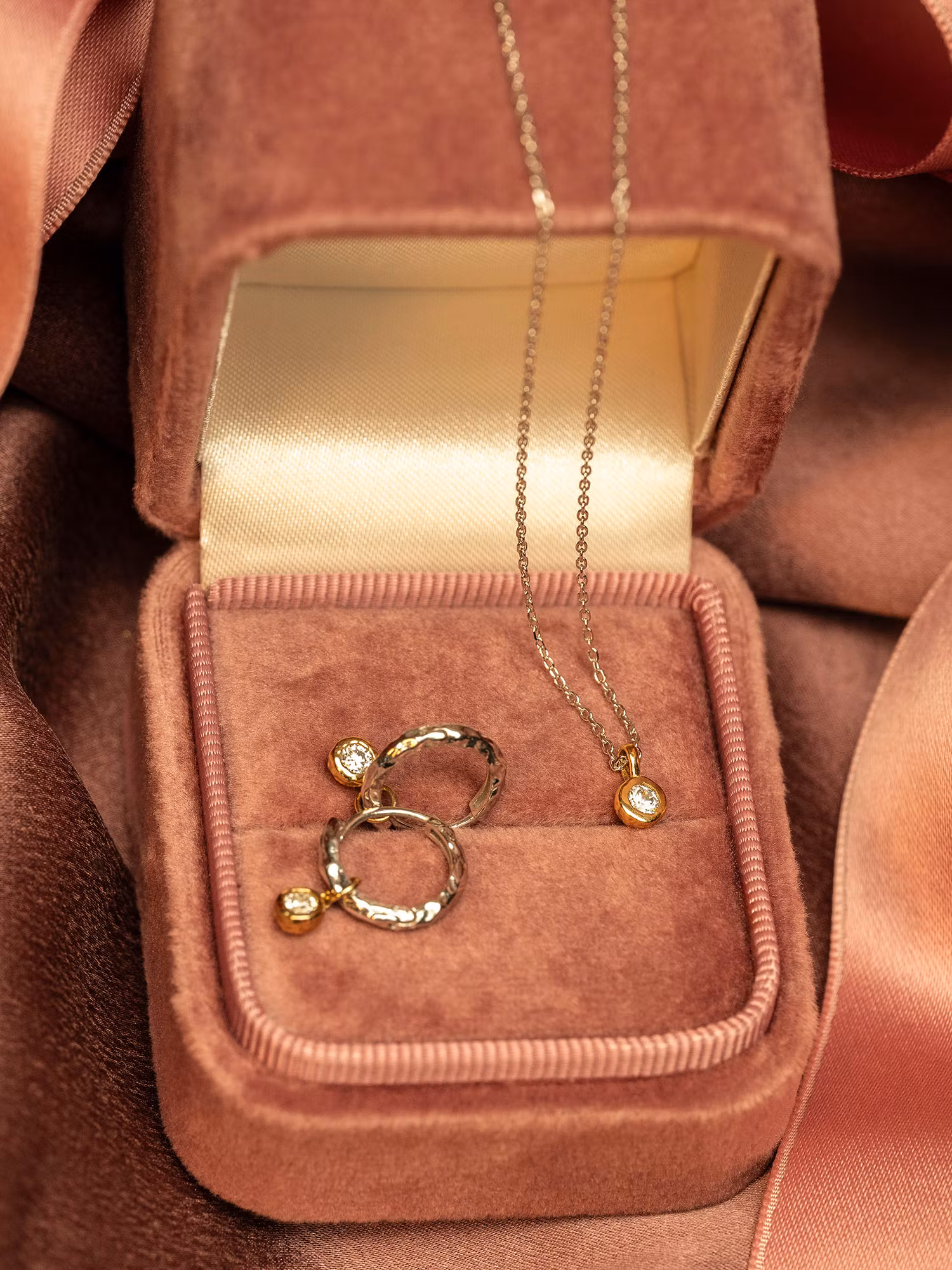 Ylva Li - ESSENTIAL DIAMOND NECKLACE – SILVER