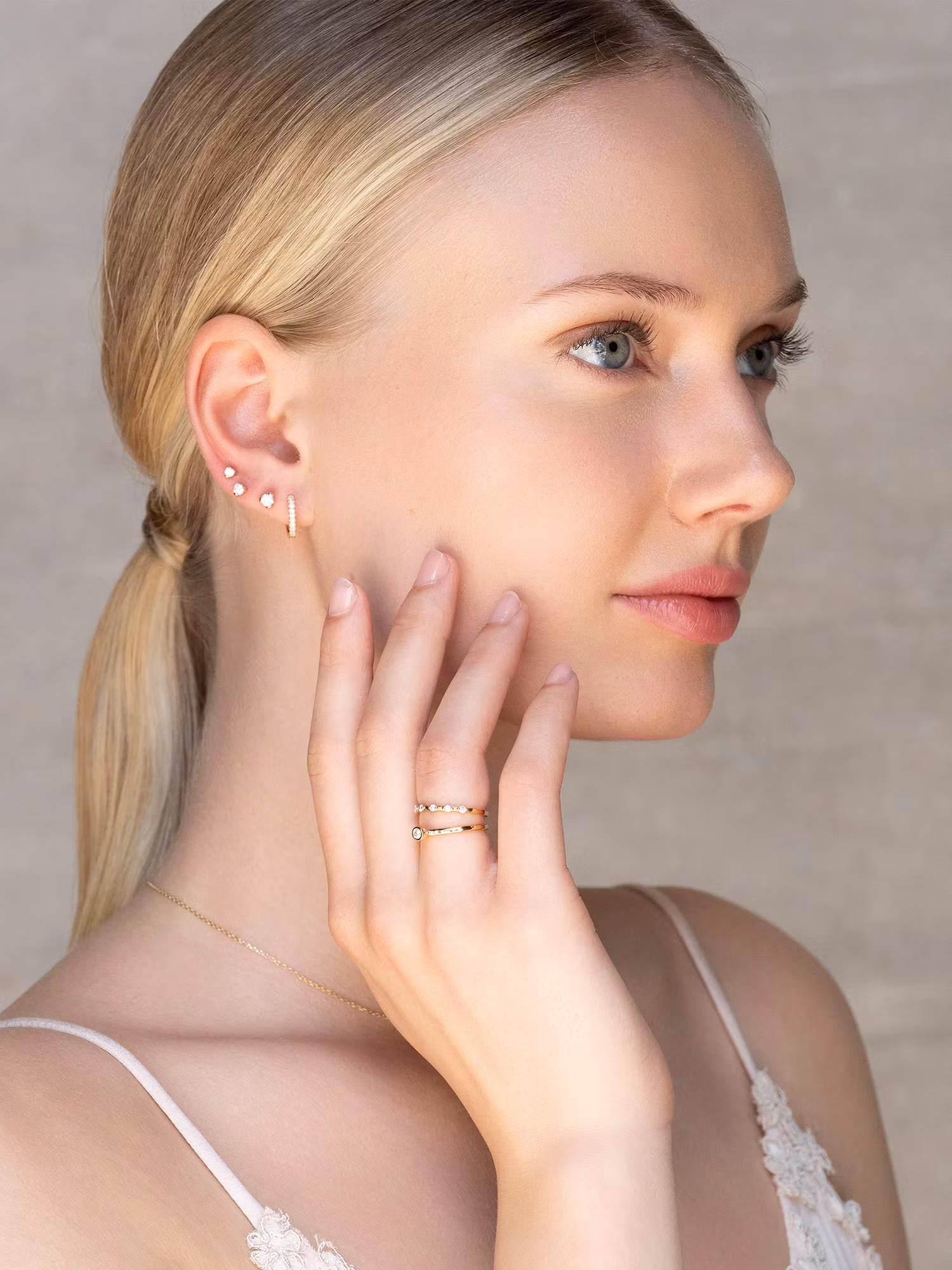 Ylva Li - ESSENTIAL DIAMOND RING – GOLD 0.13 CARAT