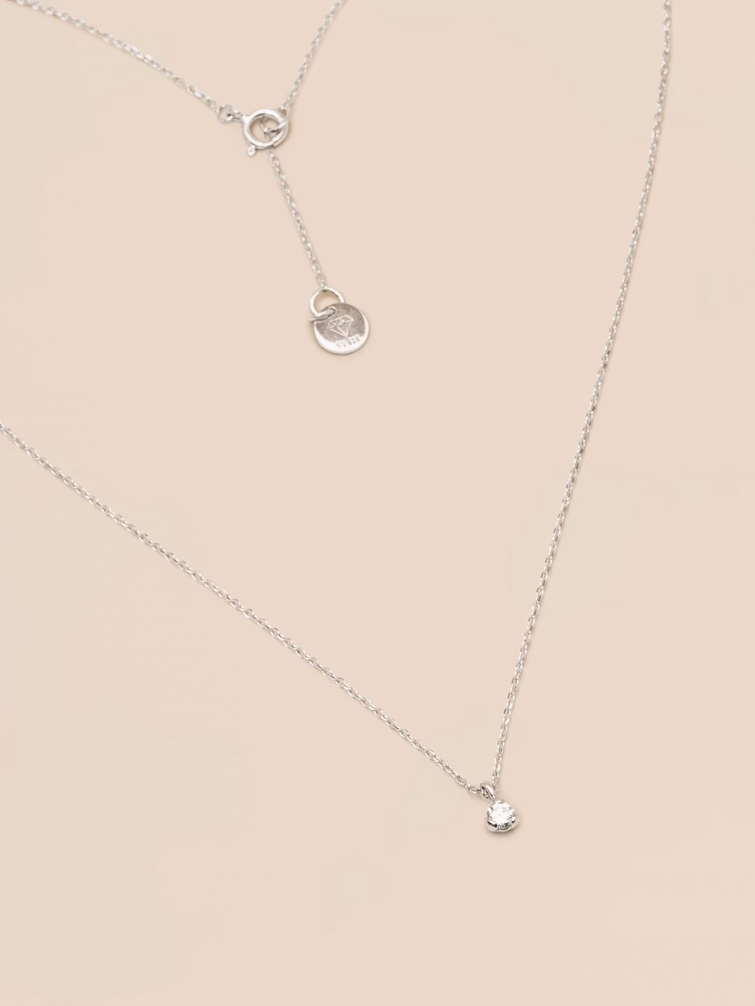 Ylva Li - SIGNATURE DIAMOND NECKLACE – SILVER