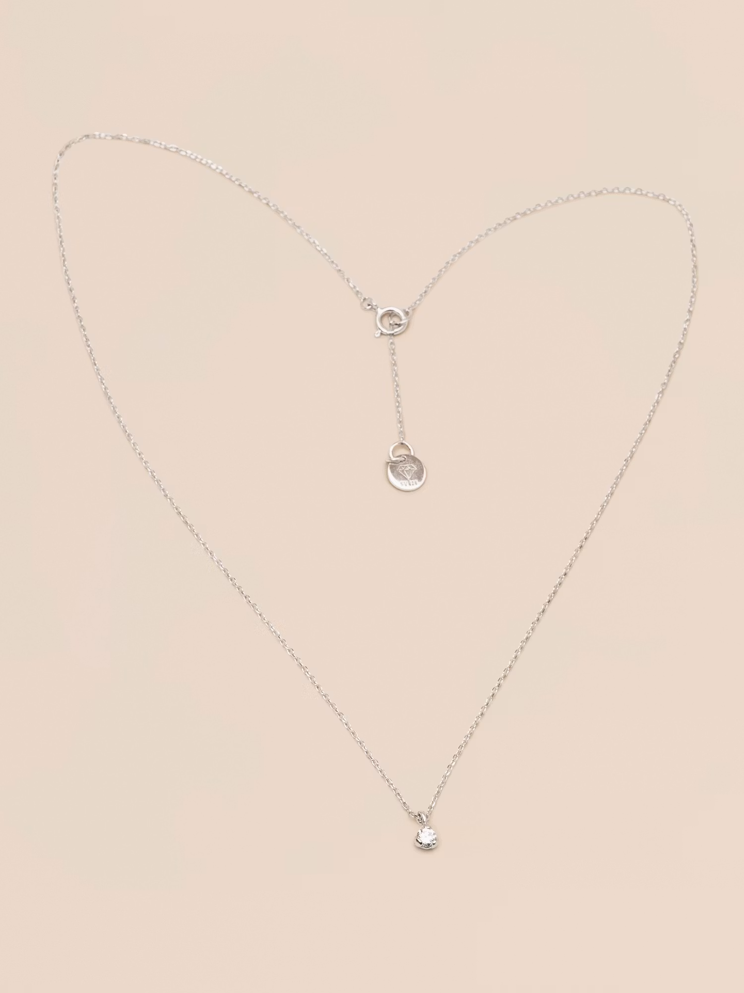 Ylva Li - SIGNATURE DIAMOND NECKLACE – SILVER