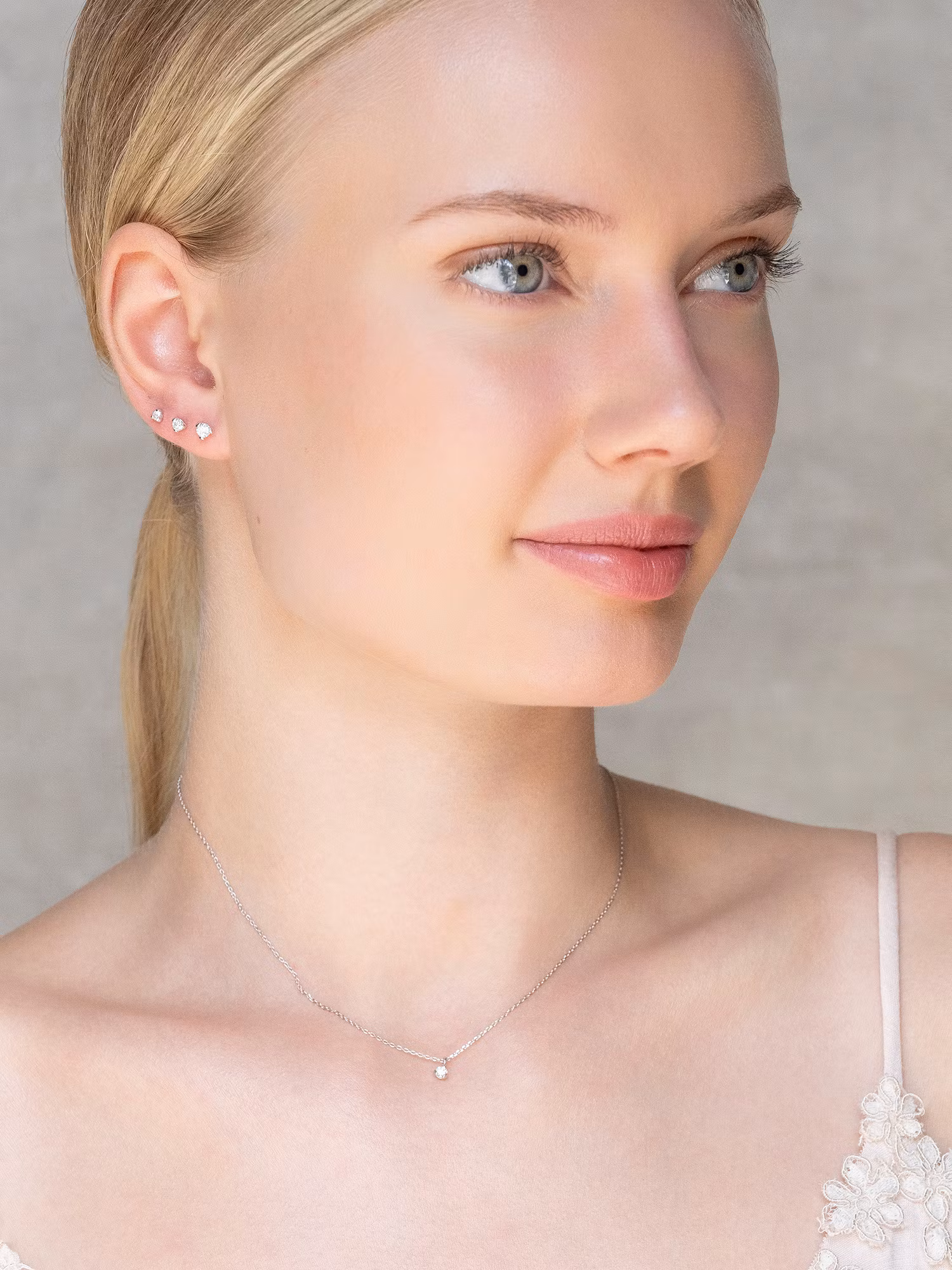 Ylva Li - SIGNATURE DIAMOND NECKLACE – SILVER