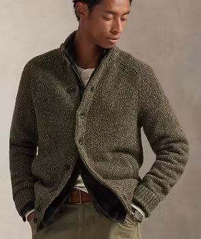 Polo Ralph Lauren - Wool-Blend Mockneck Cardigan