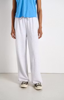 American Vintage - WOMEN'S JOGGERS ATUBAY - ARCTIC MELANGE