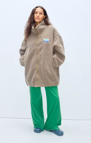 American Vintage - WOMEN'S JACKET HOKTOWN - MELANGE NUTMEG