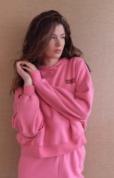 American Vintage - WOMEN'S HOODIE PLIZZY - VINTAGE PETUNIA