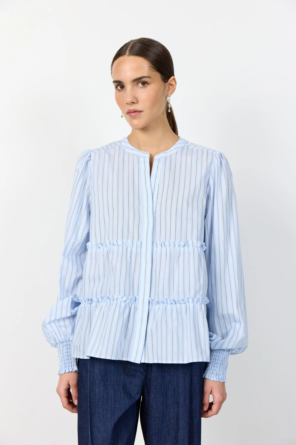 Levete Room - LR-PAULO 2 Skjorta - Ljusblå