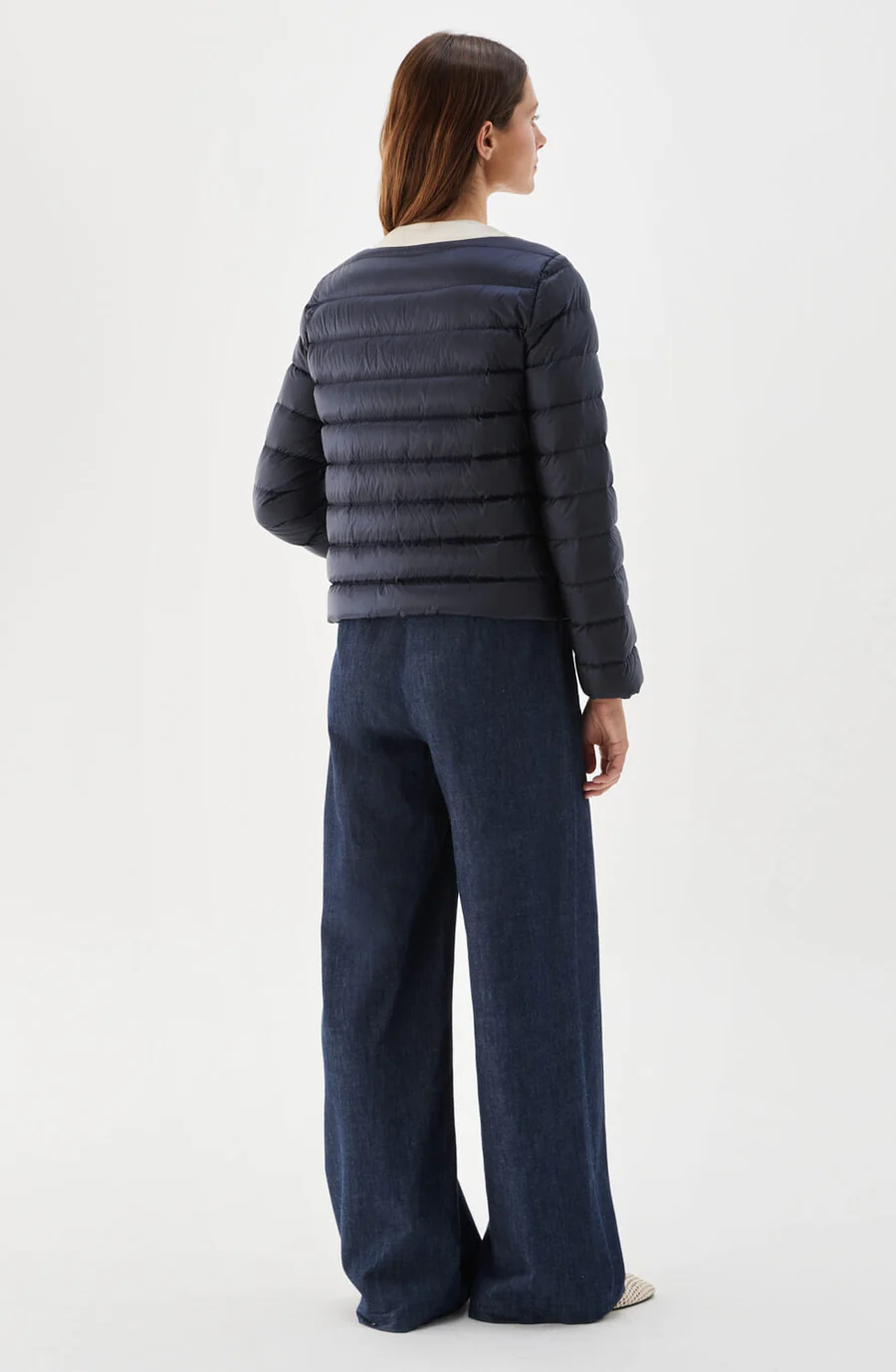 Busnel - INDIANA DUNJACKA MED KONTRAST - MÖRKBLÅ/LJUSGRÅ