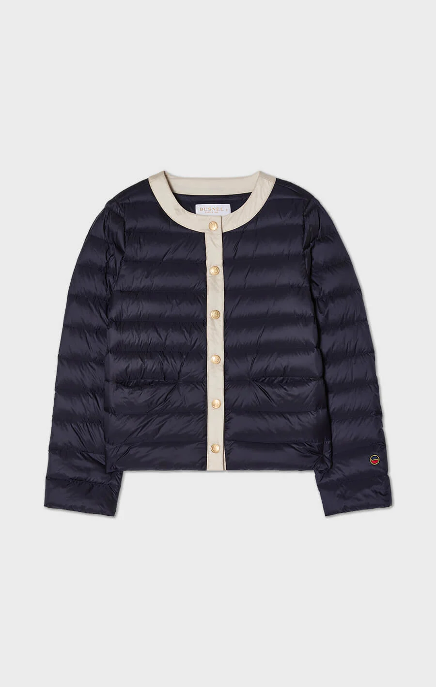 Busnel - INDIANA DUNJACKA MED KONTRAST - MÖRKBLÅ/LJUSGRÅ