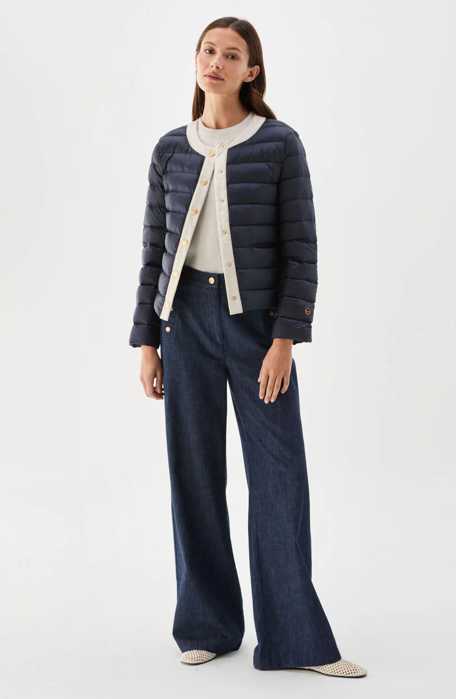 Busnel - INDIANA DUNJACKA MED KONTRAST - MÖRKBLÅ/LJUSGRÅ