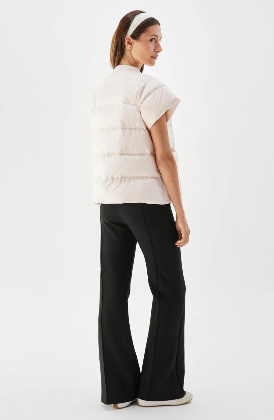 Busnel - INDIE KORTÄRMAD DUNVÄST - LJUSROSA