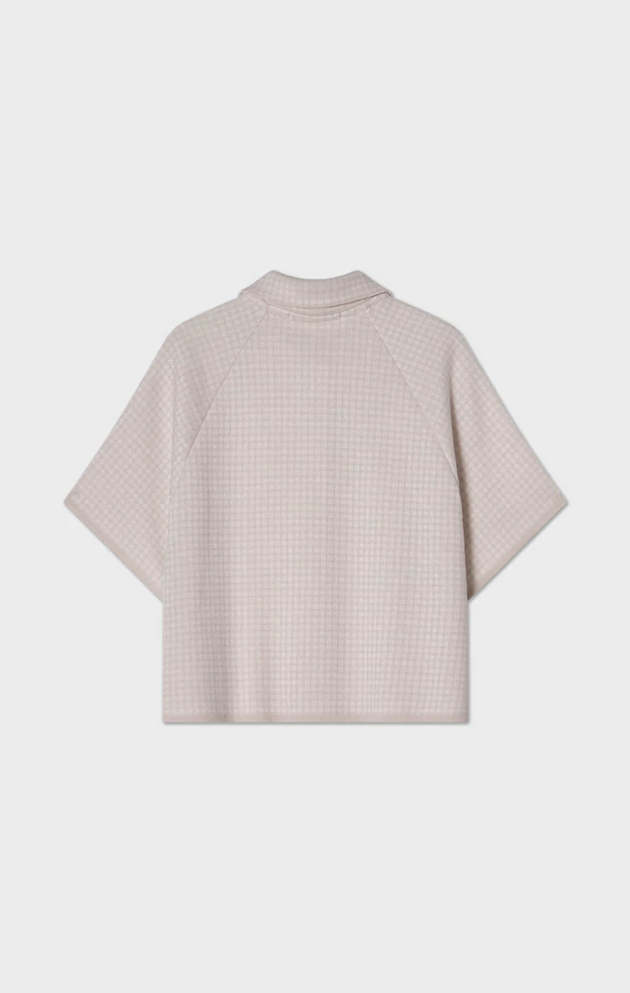 Busnel - AMELIE KORT RUTIG CAPE - LJUSROSA