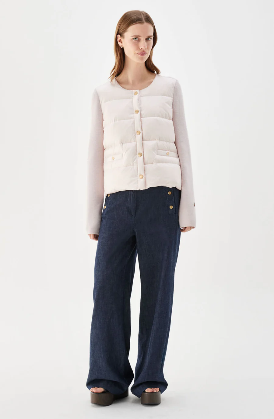 Busnel - IVA LÄTT DUNJACKA -  LJUSGRÅ