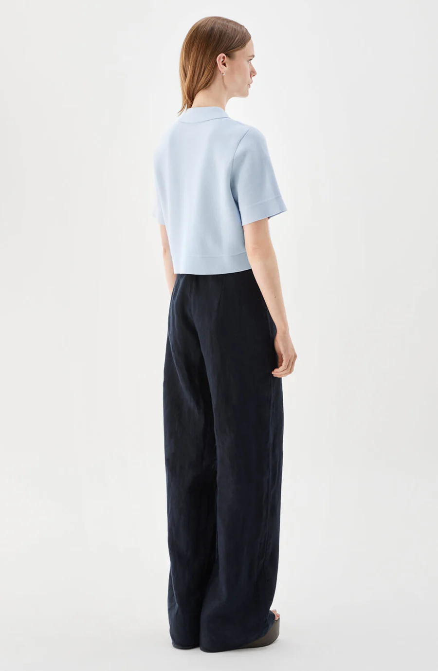 Busnel - VALERY KORT JACKA I BOMULL - LJUSBLÅ