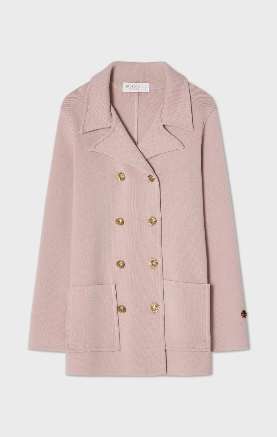 Busnel - VICTORIA STICKAD JACKA I ULL - LJUSROSA