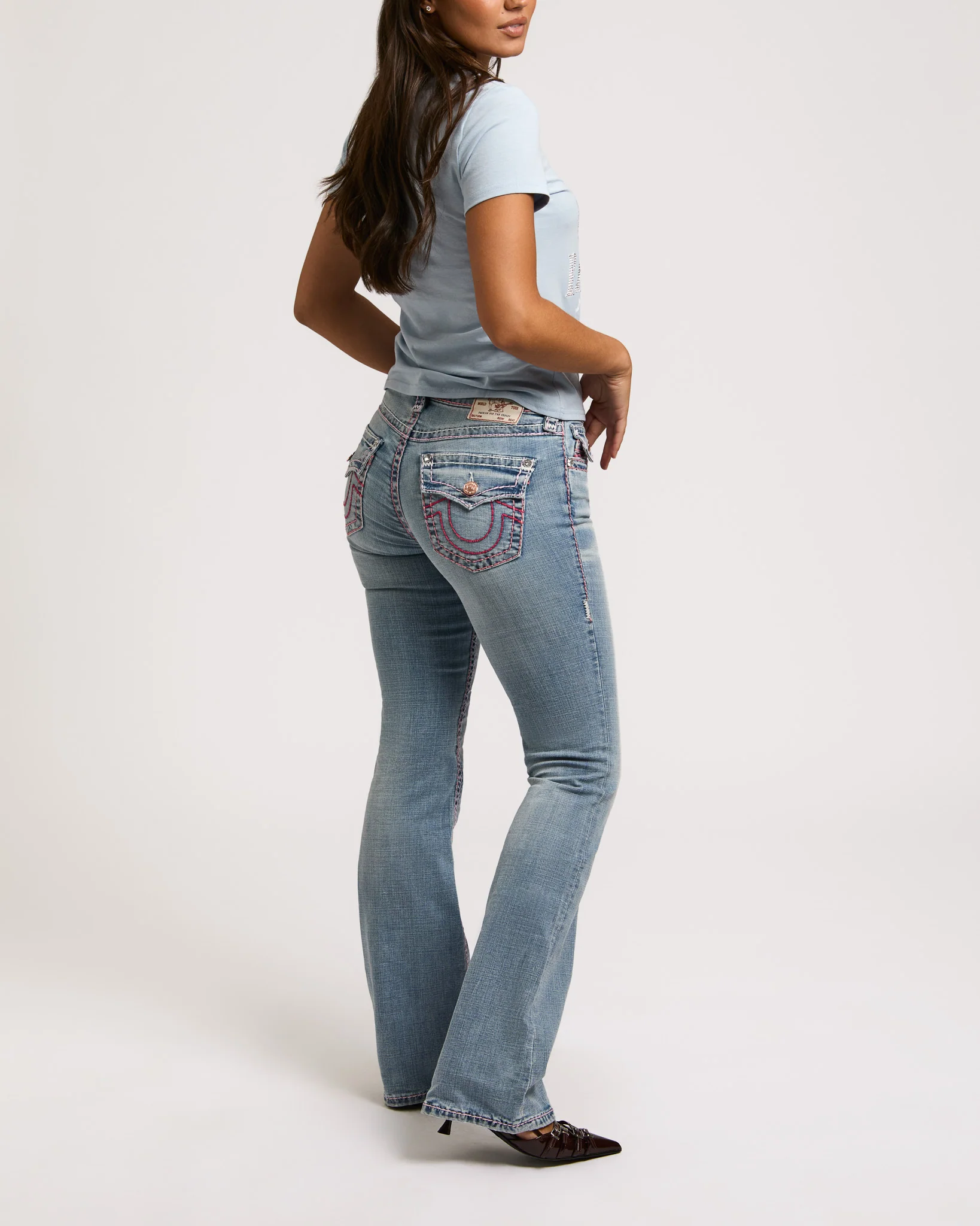 True Religion - BECCA MR BOOTCUT SUP T FLAP - CHAMPAGNE GLOW