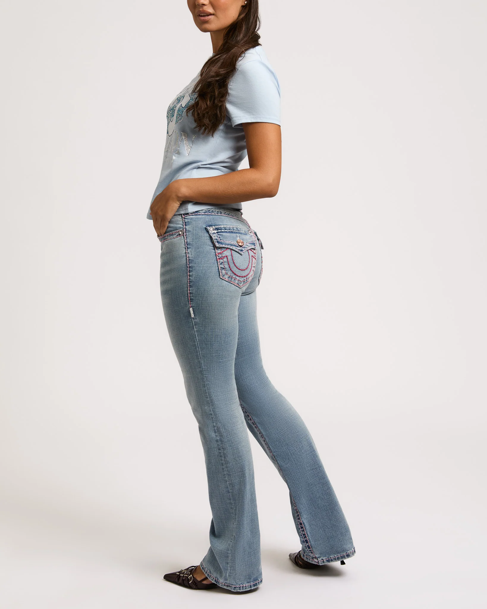 True Religion - BECCA MR BOOTCUT SUP T FLAP - CHAMPAGNE GLOW