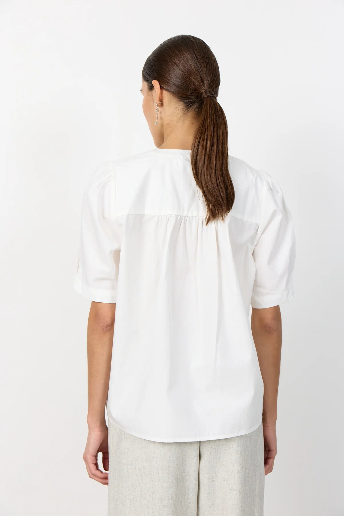 Levete Room - LR-PARKER 1 Blus - Off white