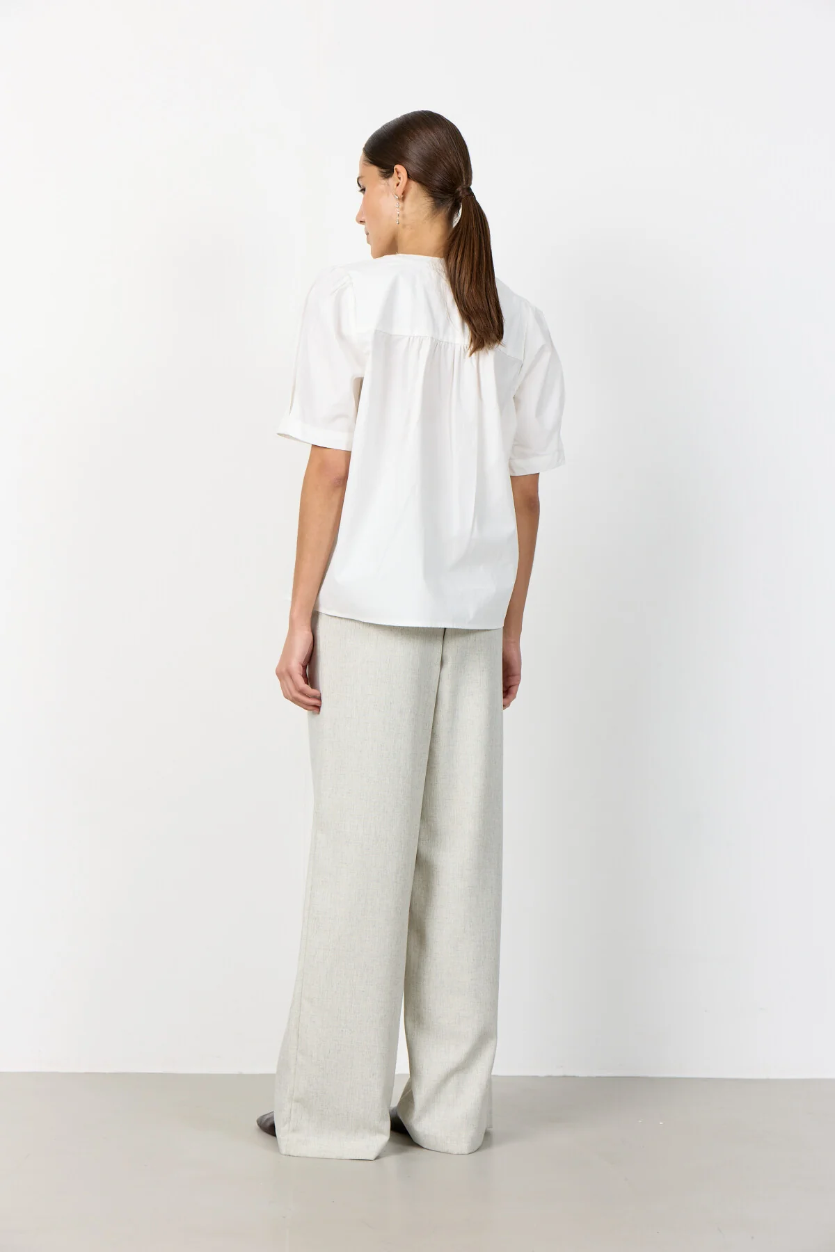 Levete Room - LR-PARKER 1 Blus - Off white