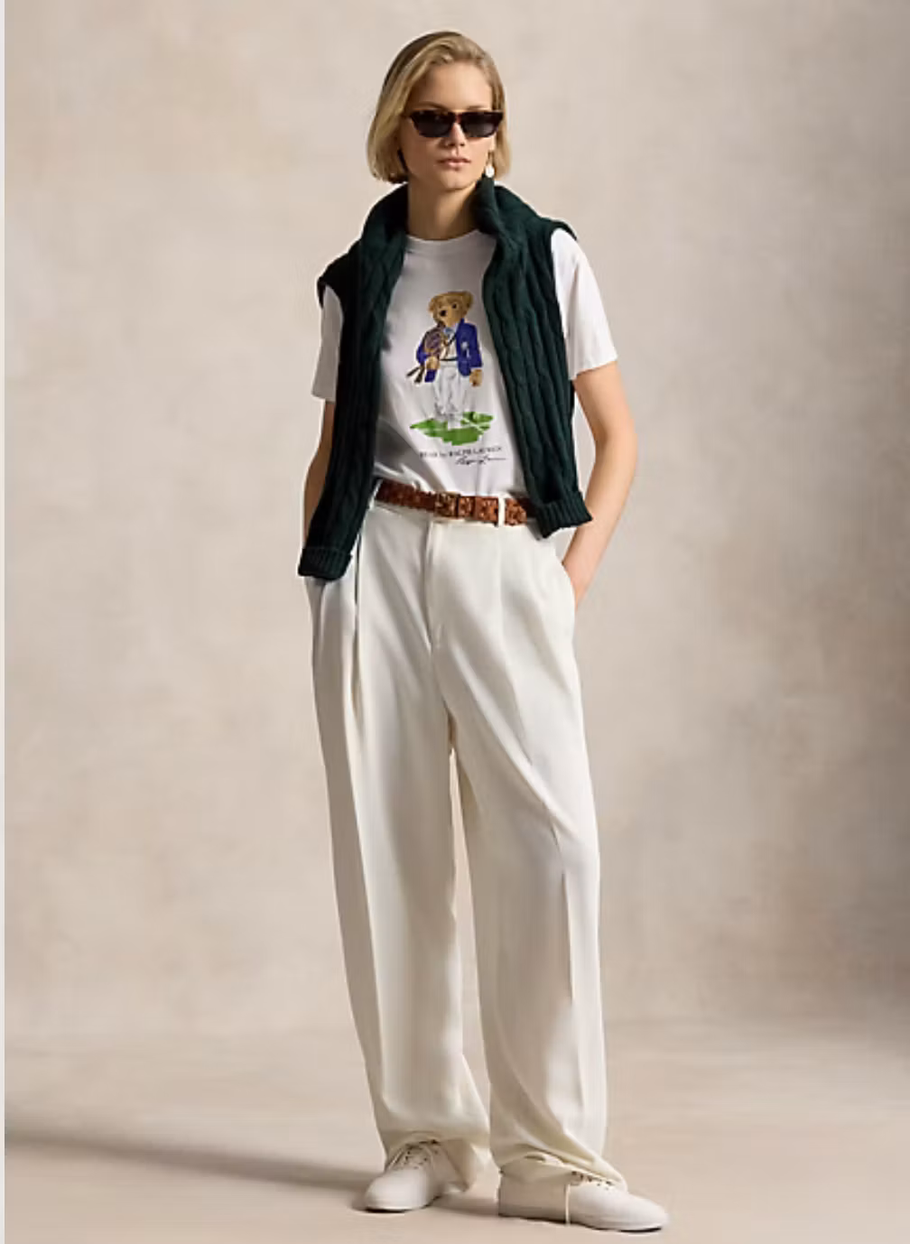 Polo Ralph Lauren - Wimbledon Polo Bear Jersey T-Shirt - White