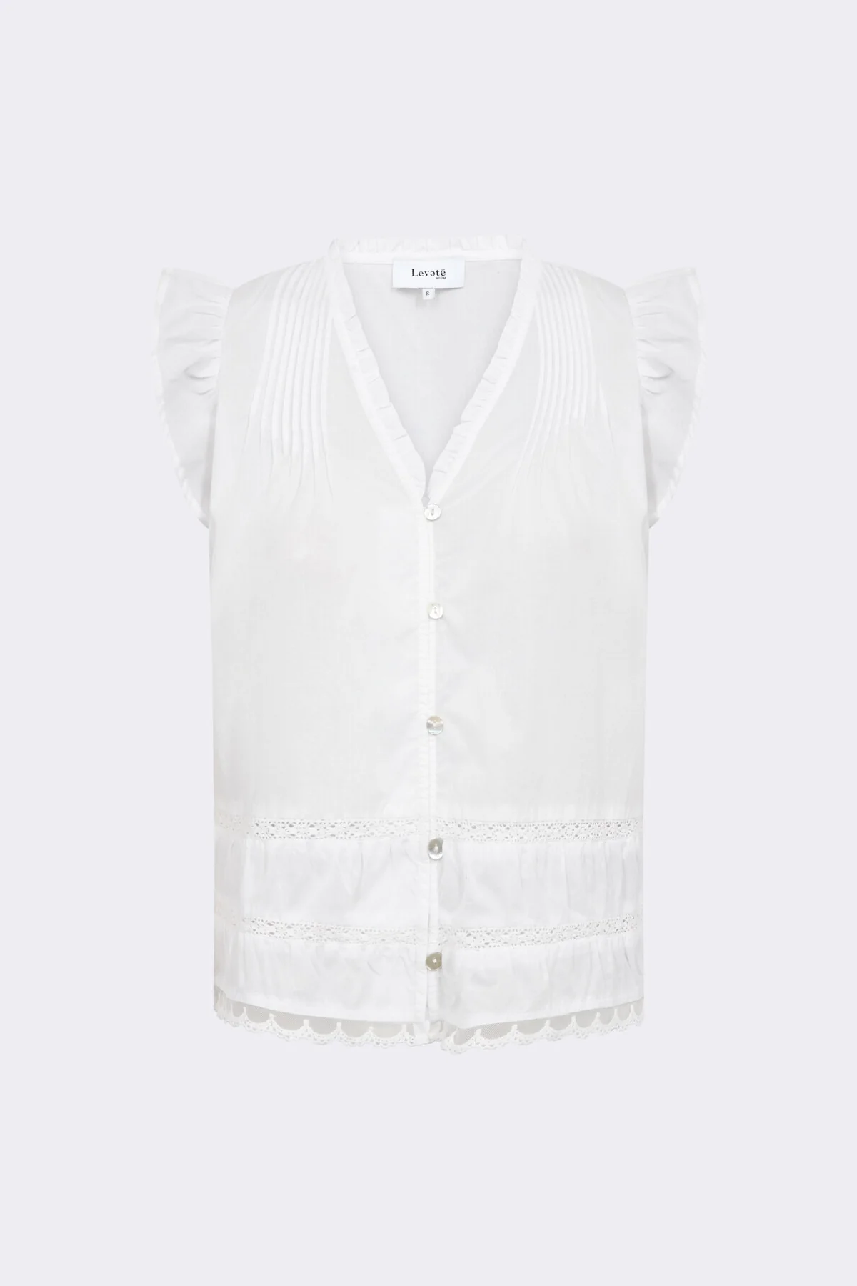 Levete Room - R-ROSY 2 Blus - Vit