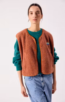 American Vintage - WOMEN'S JACKET HOKTOWN - Old orange