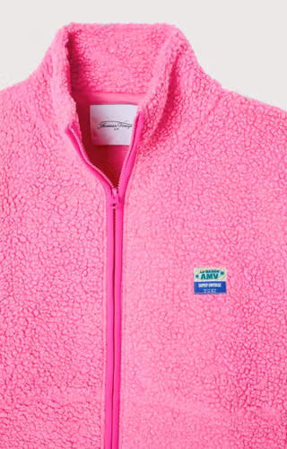 American Vintage - WOMEN'S JACKET HOKTOWN - Acid pink melange