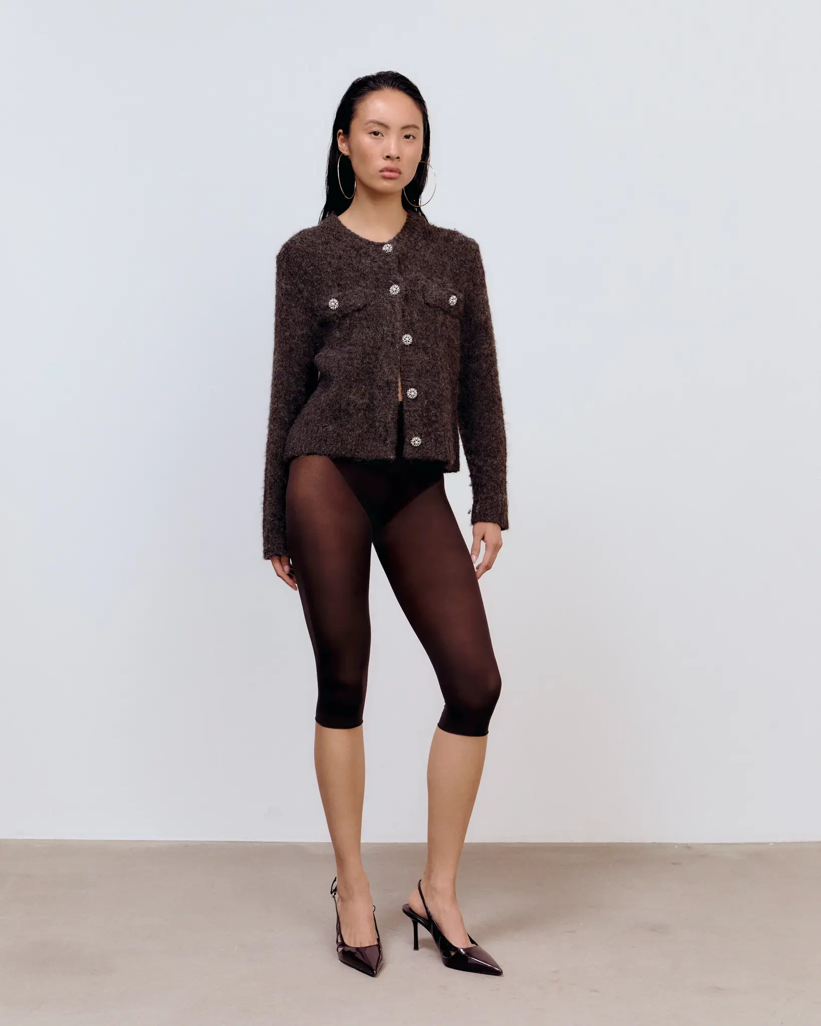 Ida Sjöstedt - Jaden Cardigan - Dark Brown