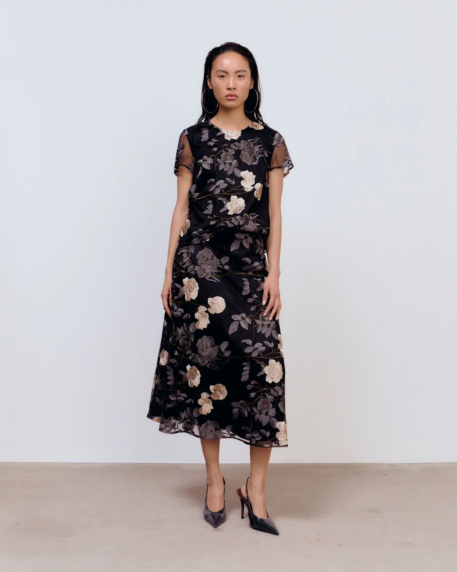 Ida Sjöstedt - Raven Skirt - Cream Floral