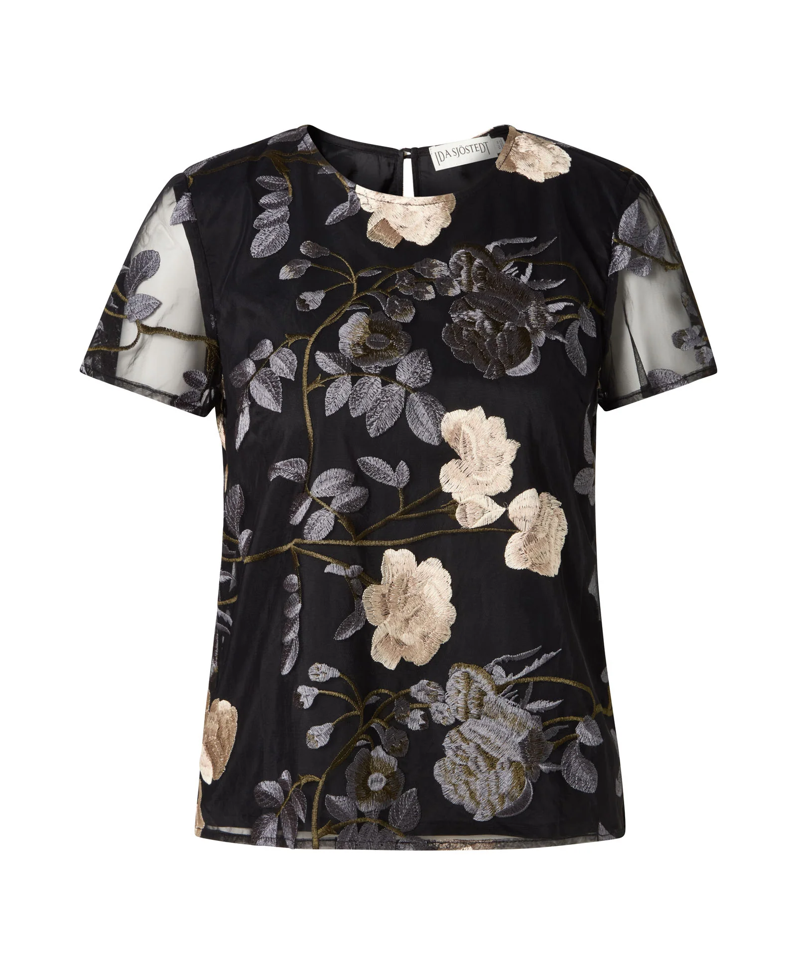 Ida Sjöstedt - Lucy Top Cream Floral with lining