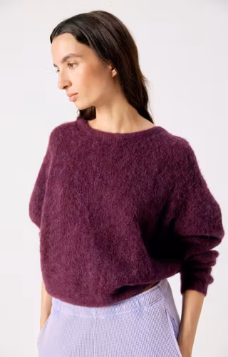 American Vintage - WOMEN'S JUMPER NIBY - Cranberry