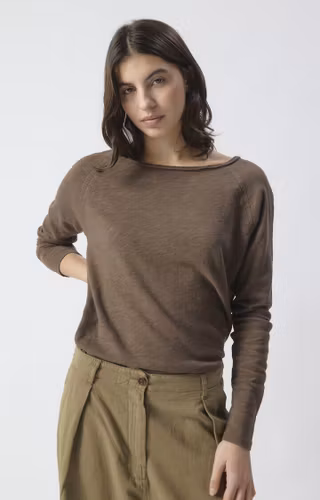 American Vintage - WOMEN'S T-SHIRT SONOMA - Vintage Chestnut