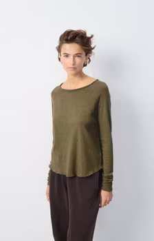 American Vintage - WOMEN'S T-SHIRT SONOMA - Green vintage