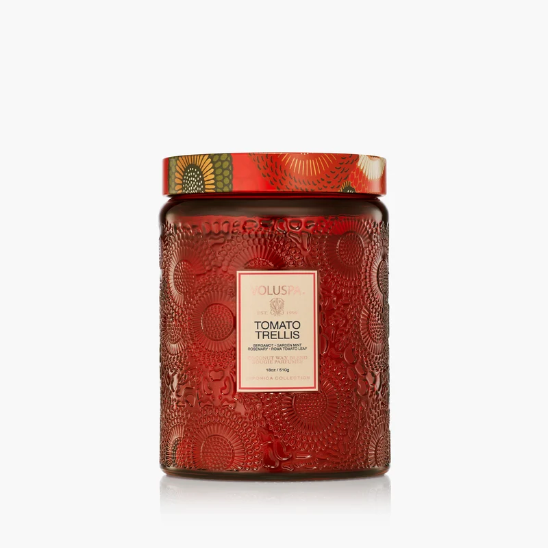 Voluspa - TOMATO TRELLIS - Large Jar Candle