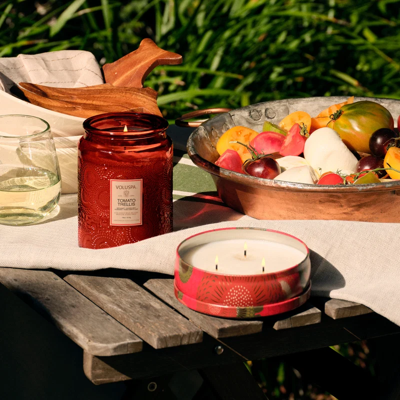 Voluspa - TOMATO TRELLIS - Large Jar Candle