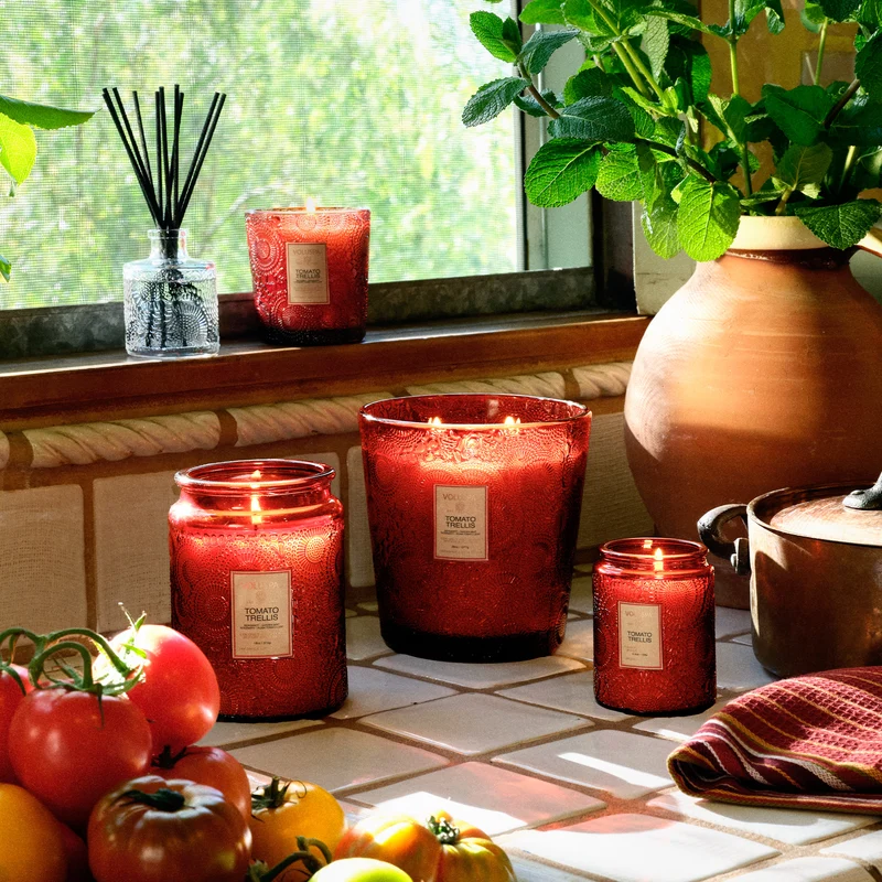 Voluspa - TOMATO TRELLIS - Large Jar Candle