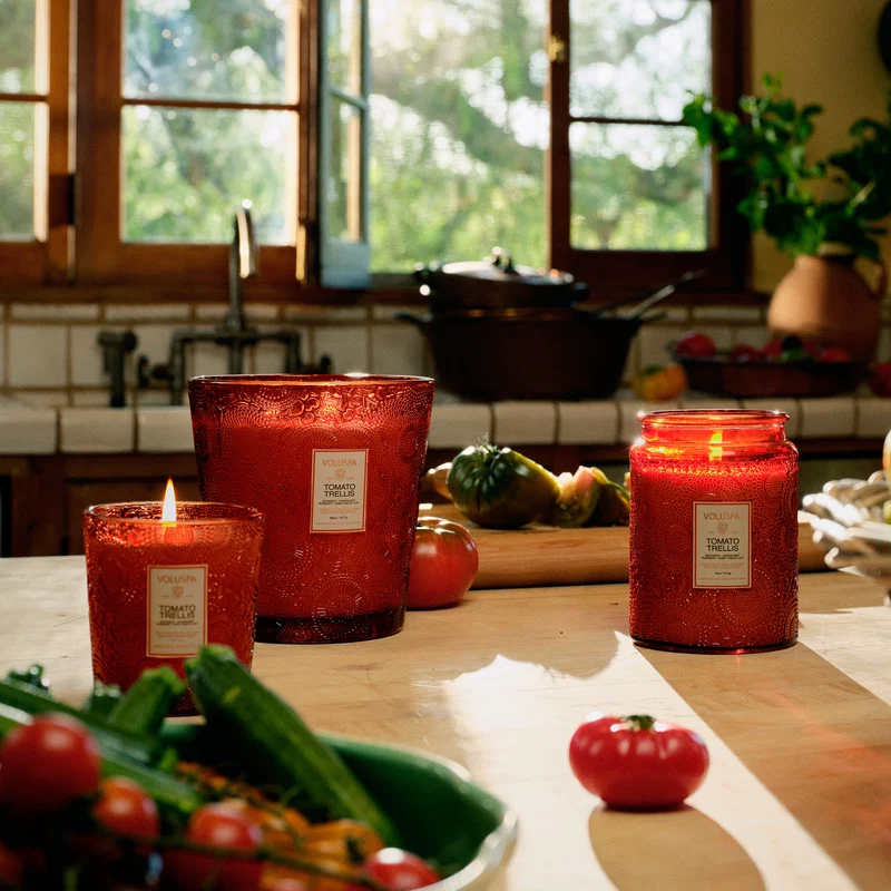 Voluspa - TOMATO TRELLIS - Large Jar Candle