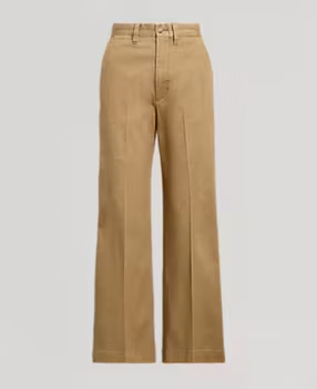 Polo Ralph Lauren - Chino Wide-Leg Trouser - Khaki