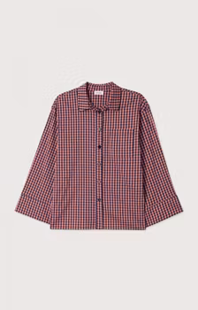 American Vintage - WOMEN'S SHIRT RINIWAY - SWEET PINK GINGHAM
