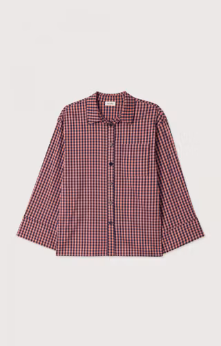 American Vintage - WOMEN'S SHIRT RINIWAY - SWEET PINK GINGHAM