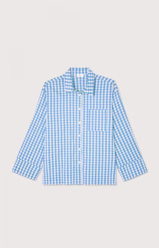 American Vintage - WOMEN'S SHIRT RINIWAY - AZURE GINGHAM