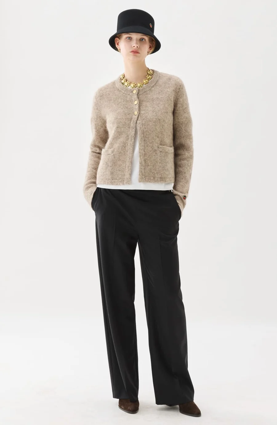 Busnel - SIENNA RIBBSTICKAD KOFTA - BEIGE
