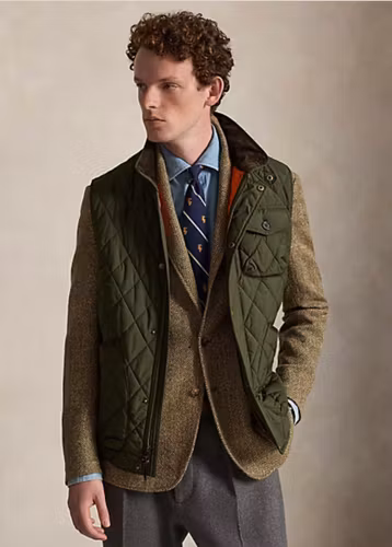 Polo Ralph Lauren - The Beaton Quilted Utility Gilet - Green