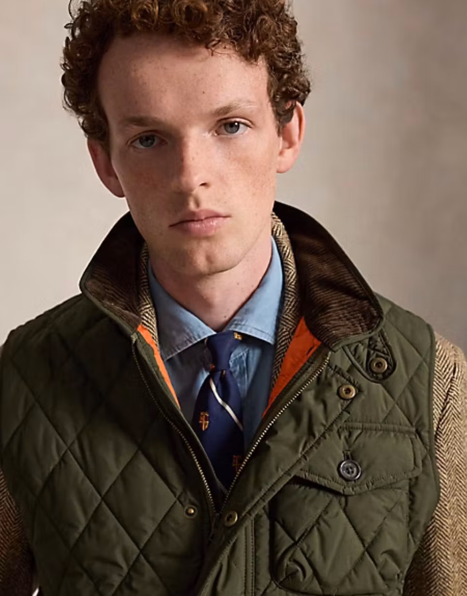Polo Ralph Lauren - The Beaton Quilted Utility Gilet - Green